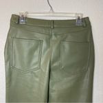 Forever 21 BNWT! Olive Green Pleather Pants Size M Photo 7