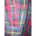 L.L. Bean Relaxed Fit Full Zip Plaid Flannel Hooded Lightweight Jacket Size L Red Size L Photo 3