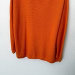 [J. Jill] Sunset Orange Textured Cotton Blend Cowl Neck Sweater Cozy Fall Sz 3X Photo 6