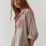 Urban Outfitters  Out From Under Noah Spliced Pajama Top Photo 0