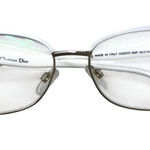 Christian Dior White & Gold Frame Womens Glasses Perception Made in Italy Photo 0