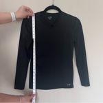 Champion Black V Neck Long Sleeve Athletic Top Photo 3