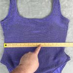 Aerie  Lurex Crinkle Babewatch One Piece Swimsuit Purple Size XL Photo 6