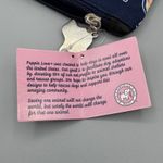 Puppie Love Zipper Pouch Navy with Tie Dye Dogs Makeup Travel Purse Insert Bag Photo 3