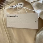 Reformation This is a Gatsby Dress in a silver or champagne color new with tags Photo 11