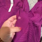 Lululemon  Rest Less‎ Pullover Aerial Current Deep Fuschia / Highlight Purple Photo 4