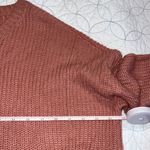 Cato  size large long sleeve pullover knit sweater rose color lace up side detail Photo 3