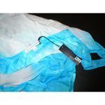 William Rast NWT New Womens L Deep Back Silk Tank Blouse Blue White Tie Dye Top Photo 1