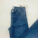 Free People NWT  Women’s Raw Hem Cropped Jeans Blue Size 25 Photo 3