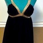 Victoria's Secret Victoria’s Secret Y2K Pink Gold Label Babydoll Black Sheer Leopard Print Size S Photo 0