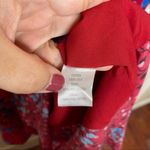 Saloni Lexie Silk Midi Dress in Scarlet Posey Size 2 Photo 8