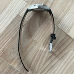 Fossil  Ladies Watch Black Leather Strap Purple Dial Luminous Hands Photo 4