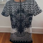 Abercrombie & Fitch Y2K gray abstract floral shift mini dress pockets, size M Photo 2