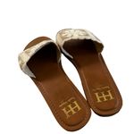 Haute Hippie  Rianne crochet slides sandals excellent Size 9 Photo 3