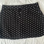 Croft & Barrow XL Black and White Cotton Skort  Photo 0