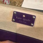 Kate Spade  Beige/Purple Patent Leather ZIP Wallet Photo 2