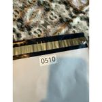 Bobeau  Boho Sleeveless Flowy Asymmetrical Tank Top Large Gray White Brown Print‎ Photo 8