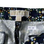 Michael Kors  Blue Floral Mid Rise Ankle Pants Women's Size 10 | 47-45 Photo 1