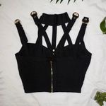 Bandage Buckle crop top Gold Photo 1