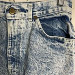 Chic Vintage Acid Wash High Rise Denim Skirt Size 11 Blue Photo 4