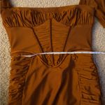 Oh Polly  Long Sleeve Corset Going Out Bar Long Sleeve Ruched Mini Dress 6 NWT Photo 13