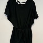 Altar'd State Black ribbed  oversized romper Size Medium Photo 0