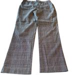 Christopher & Banks  Womens Sz 10 Grey Black Plaid Trouser Pants Business Casual Photo 0
