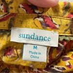 Sundance  Women’s Button Down Shirt Longsleeve Floral Joy Boho Artsy in Yellow M Photo 9