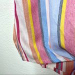 Francesca's NWT Francesca’s Addie Striped Button Front Top Size Medium Photo 5