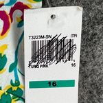 Maggy London  Shift Dress 16 White Pink Floral Mandala Sleeveless Euro Summer NEW Photo 11