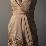 Golden Short Party Dress Sz3/4 Size undefined Photo 0
