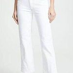 3x1 Anthropologie Joni White Stitched High Rise Straight Leg Jeans Size 26 Photo 0