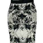 Apt. 9 Womens  Black and White Graphic Floral Pencil Skirt with Stretch Size S Photo 4