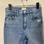 Favorite Daughter The Valentina Super High Rise Cigarette Ankle Jeans Malibu 27 Blue Photo 4