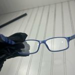 Blue Rectangular Reading Glasses Women’s Fashion Frame Photo 5