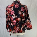 Outfit JPR Kimono Style 100% Silk Wrap Style Black Shirt Size Large Photo 6