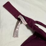 Victoria's Secret Victoria’s Secret Body By Victoria Lined Demi Bra 32D Lace Burgundy Photo 9