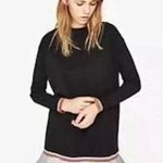 ZARA W&B Collection Navy & Grey Drop Waist Ruffle Hem Dress Size Large L Photo 1