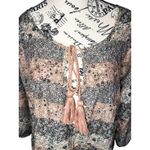 Natural Life ‎ Tiered Cotton Boho Hippie Dress Large Lightweight Sustainable NWOT Photo 1