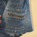 Old Navy Jeans Vintage Blue and Gold Mini Pencil Skirt Photo 5