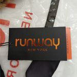 Runway NY Womens Faux Fur Leopard Print Cropped Capelet Shawl Y2K Fall Glam NWT Brown Size undefined Photo 10