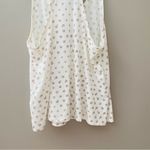 Madewell Flynn Racerback Pajama Tank Top White/Brown Sz Small Photo 8