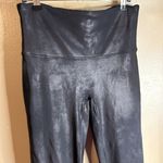 Spanx  Black Faux Leather Leggings Size Large Photo 1