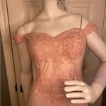 May Queen Off Shoulder Long Prom Gown Maxi Dress Size 10. Photo 6