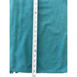 Vtg Y2K Park Central Brushed Silk Button Up Roll Tab Teal Top Size XXL Safari Blue Photo 5