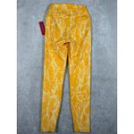 NWT Carbon38 Printed High Rise Legging Sz. Xs "Kumquat Snake Yellow" Photo 6