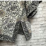 Max Studio  Floral Print Open Front Wide Sleeve Kimono Sz L Photo 4