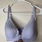 Natori  22030 light purple lavender feather lace mesh bra 32DDD Photo 0