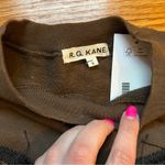 R.G. Kane brown sweatshirt with black fringe size small Photo 2