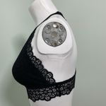 Aerie  Nordic High Neck Black Lace Bralette Photo 7
